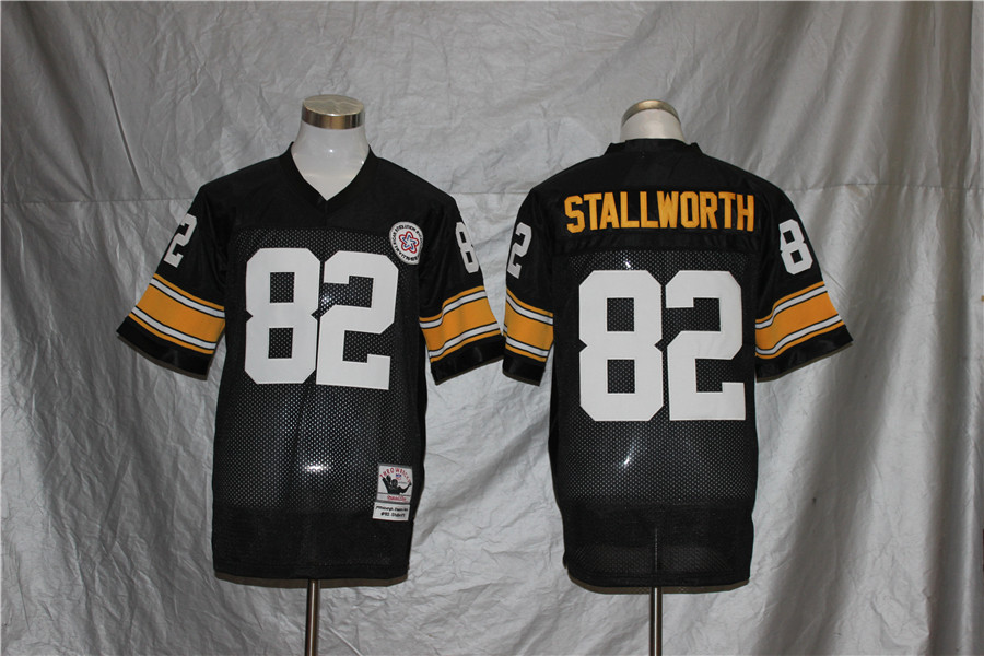 Men's Pittsburgh Steelers John Stallworth Mitchell & Ness Black Legacy Jersey